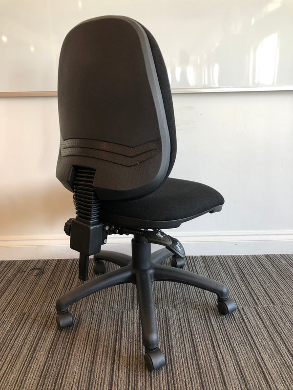 Eclipse Plus Black Fabric Task Operator Office Chair Without Arms