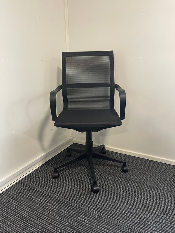 Lula Medium Mesh Back Executive Office Chair with Arms