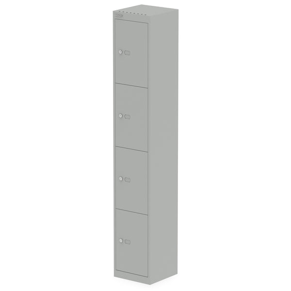 Bisley Steel Lockers 1 & 4 & 6 Door - 1800mm (H) x 457mm (W) x 305mm (D) in Grey