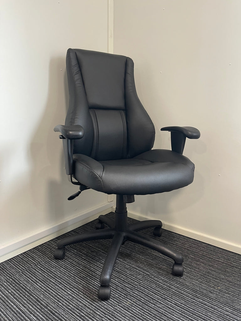 Winsor Bonded Leather Executive Managerial Office Chair With Arms