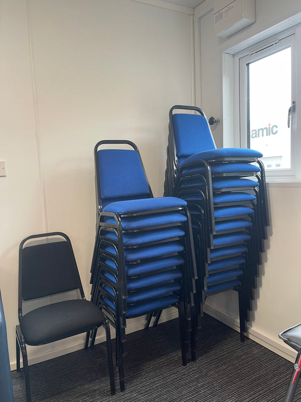 Banqueting Stacking Chair with Black Frame
