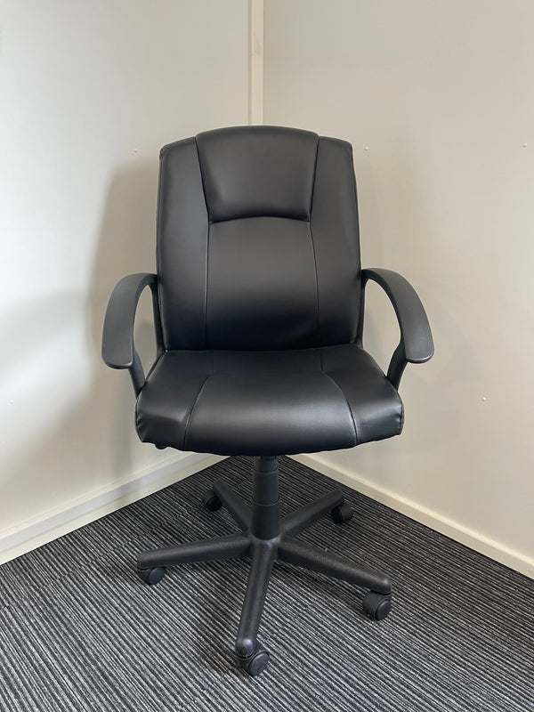 Bella Bonded Leather Executive Managerial Office Chair With Arms
