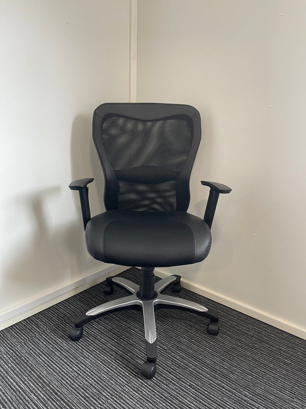 Victor II  Airmesh Fabric Seat Mesh Back High Back Task Operator Chair With Arms