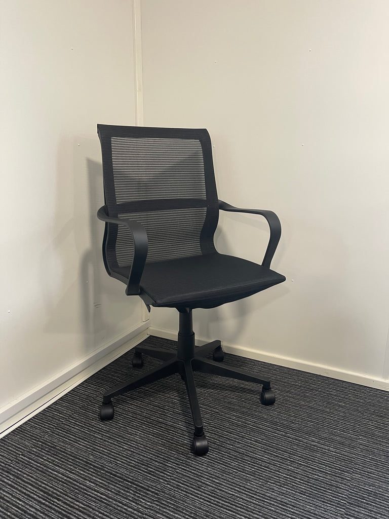 Lula Medium Mesh Back Executive Office Chair with Arms