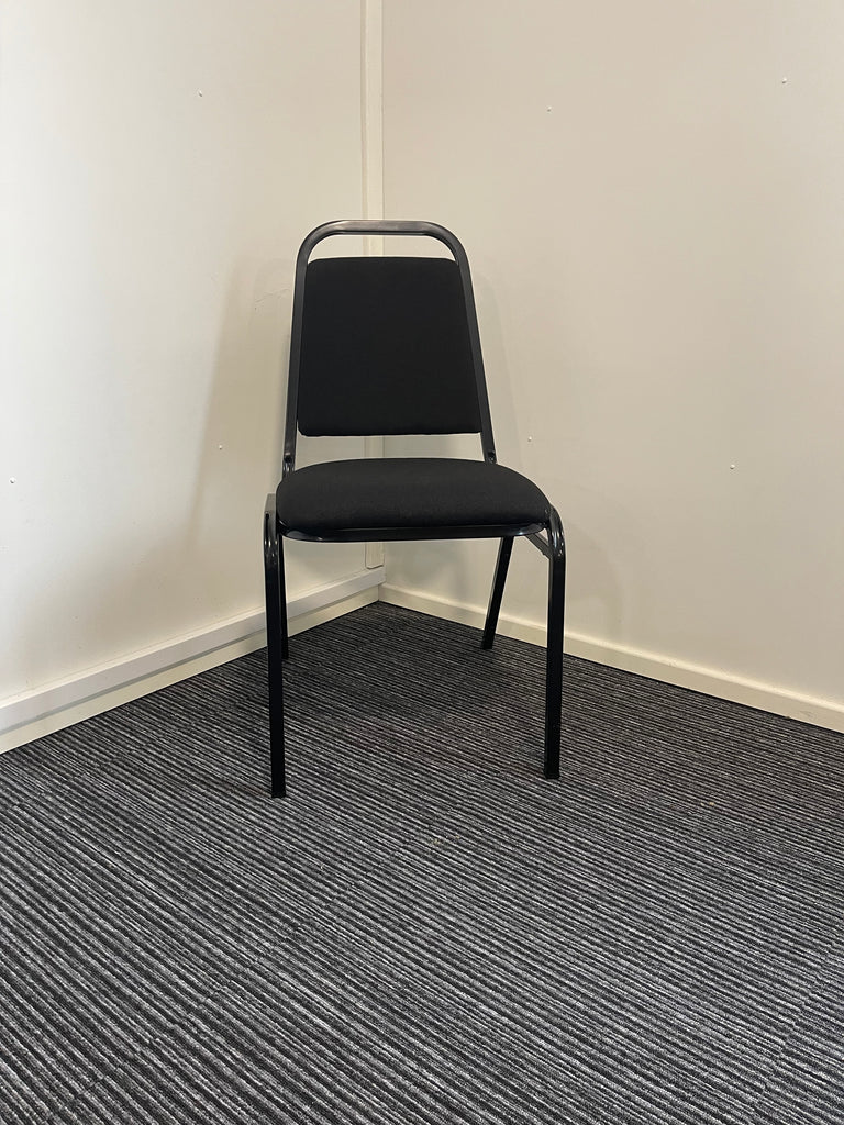 Banqueting Stacking Chair with Black Frame