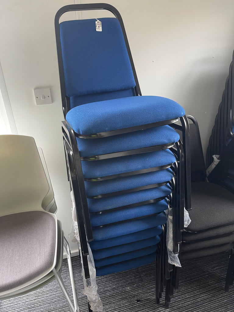 Banqueting Stacking Chair with Black Frame