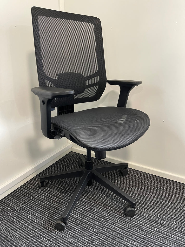 Ergo Twist Mesh Seat Mesh Back High Back Task Operator Chair With Arms