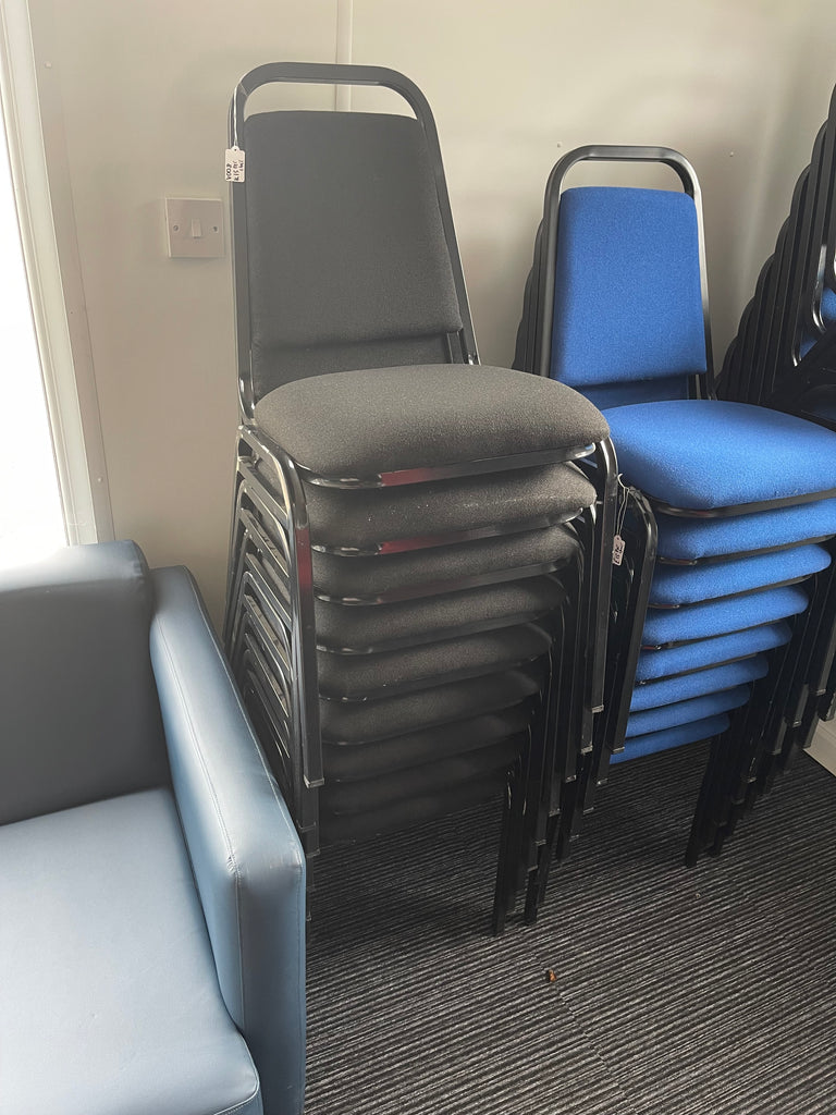 Banqueting Stacking Chair with Black Frame