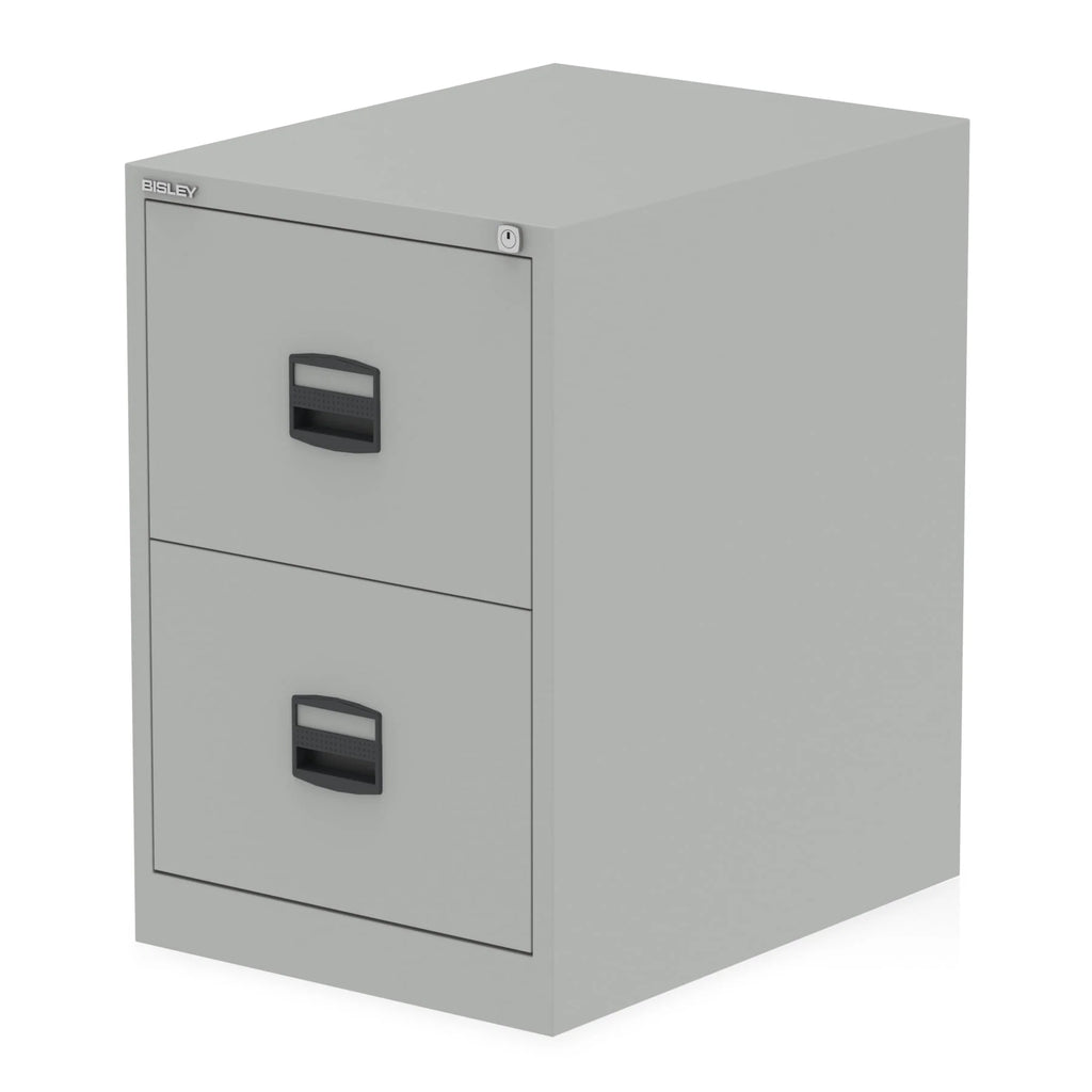 Bisley Steel 2 Drawer Filing Cabinet 711mm (H) x 470mm (W) x 622mm (D) (New)