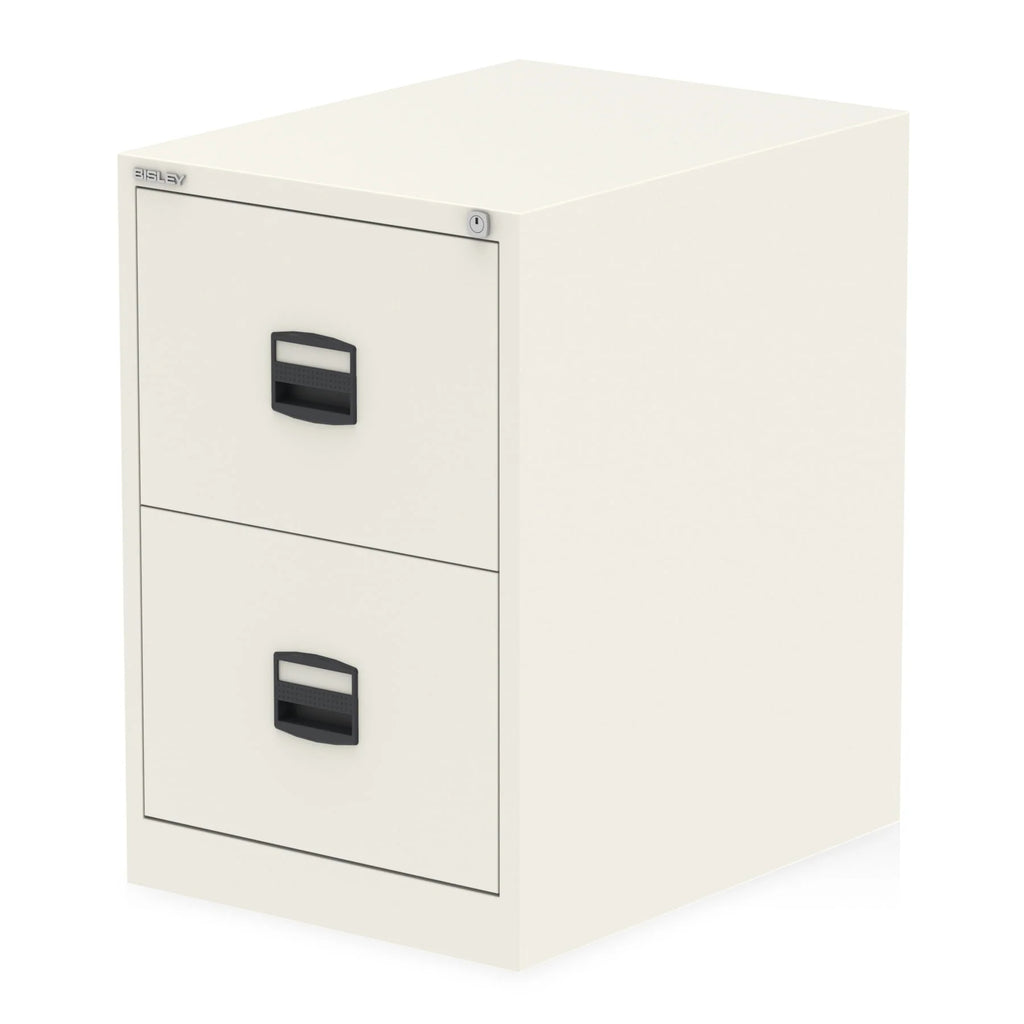 Bisley Steel 2 Drawer Filing Cabinet 711mm (H) x 470mm (W) x 622mm (D) (New)