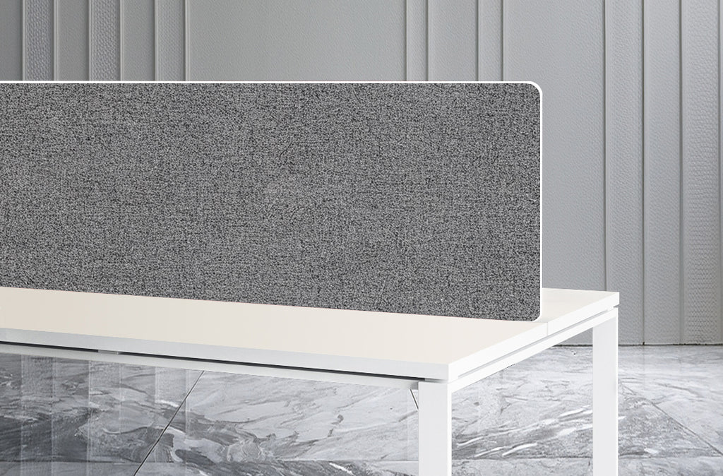 Impulse Plus 450x800mm Oblong Desktop Screen Lead Fabric Light Grey Edges